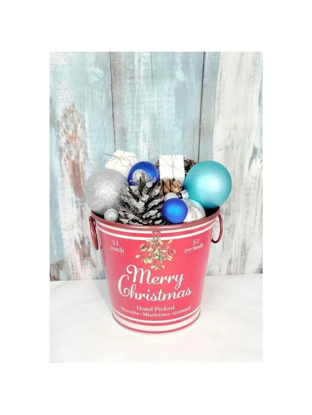 Ashland Christmas Decorative Centerpiece Container